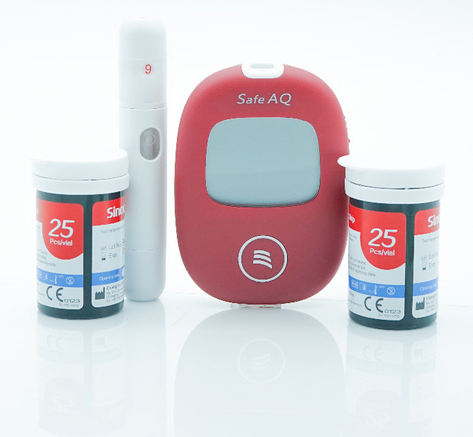 sinocare Safe AQ diabetes Glucose meter bestellen teststrips